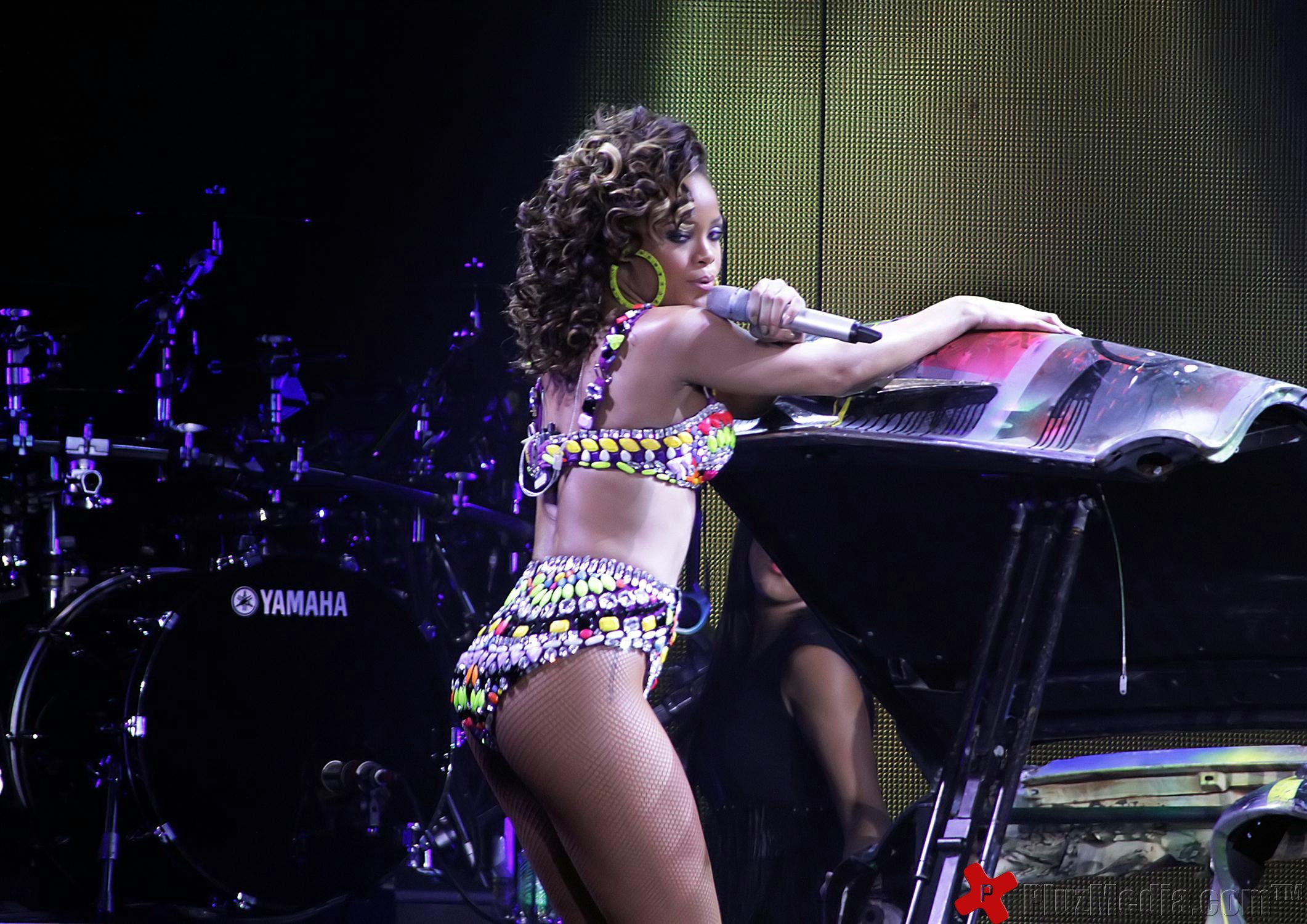 Rihanna performs live at Echo Arena Liverpool as part of her 'Loud' tour | Picture 97557